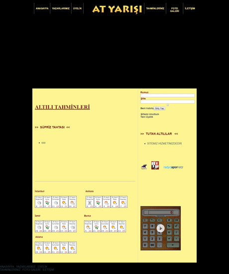 Picture of HORSE RACING WEBSITE