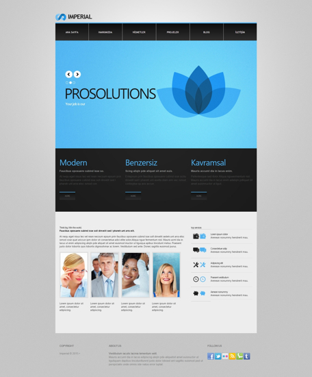 Picture of CLASSIC BLUE THEME SITE