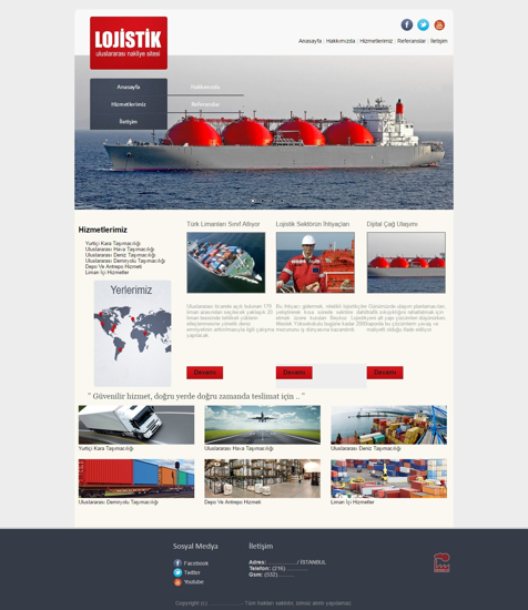 Picture of LOGISTICS & TRANSPORTATION WEBSITE